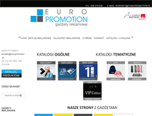 Tablet Screenshot of europromotion.pl